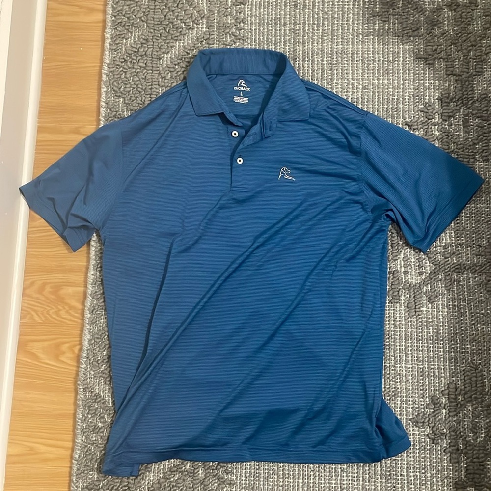 Blue Rhoback polo shirt